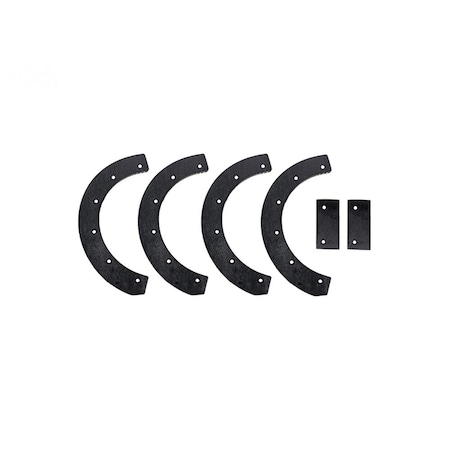 6 pc Rubber Snowblower Paddle Set fits Snapper 3201 3202 and 3203 -  AFTERMARKET, STW60-0085